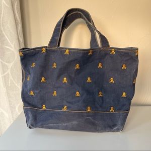 Navy and yellow Ralph Lauren bag